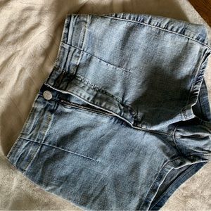 Denim shorts